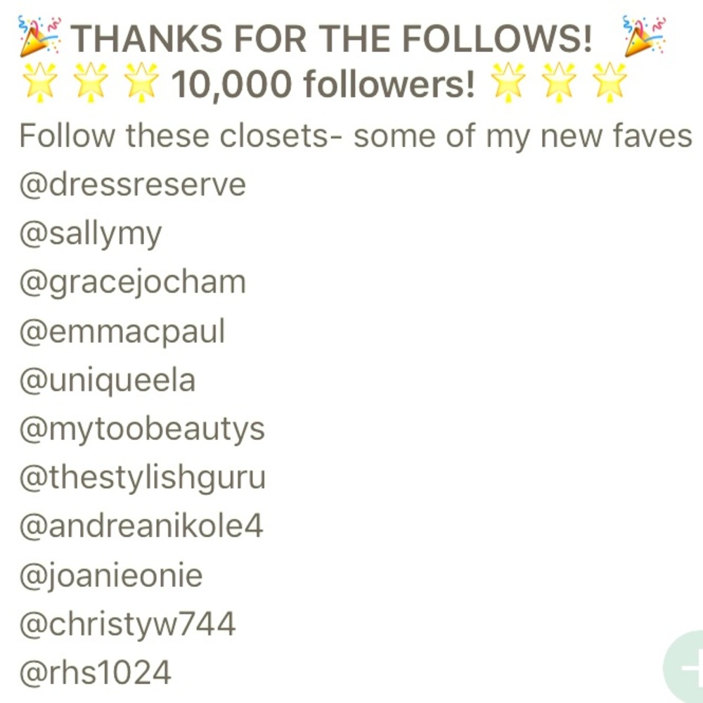 Thanks for the follows!